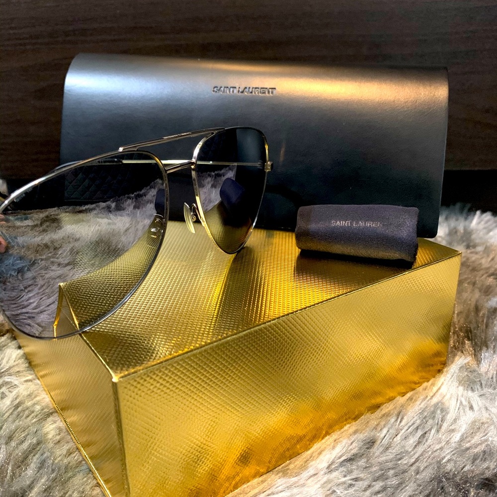 SAINT LAURENT - Classic 11 Aviator Glasses
